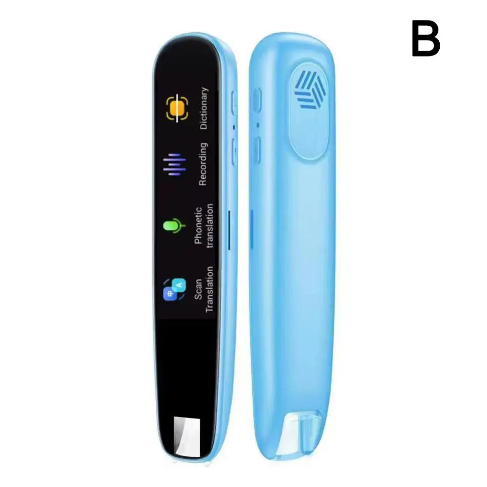 Intelligent Translation Pen with Smart Recording &amp; OCR | Travel-Friendly Language Translator blue / China