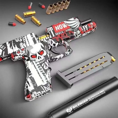 Shell Ejecting Glock Toy Gun Multicolor
