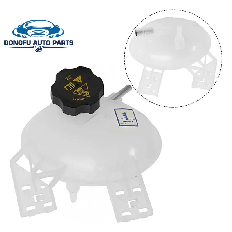 Coolant Overflow Tank For Jeep Compass 2017-2022 And Renegade 2017-2021 Direct OE-Style Replacement