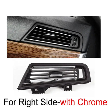Only LHD Front Central Left Right Rear AC Conditioner Chromed Air Vent Grille Outlet Panel For BMW 5 Series F10 F11 2010-2017 by InterCyprus Trading Ltd