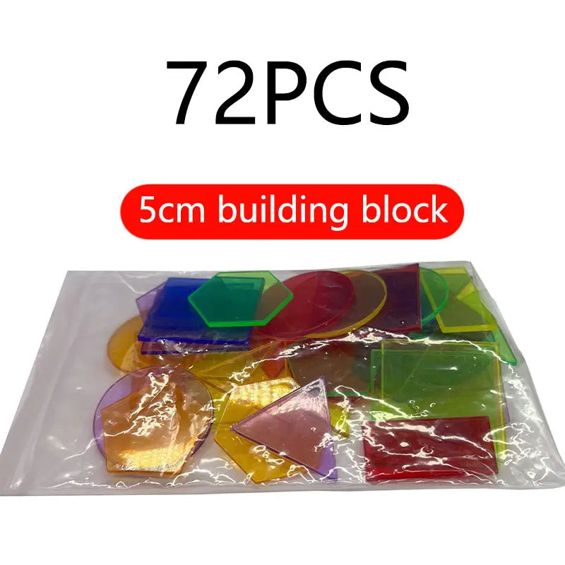 YLL01025 Transparent Blocks &ndash; Educational Light Table Play YLL01025C