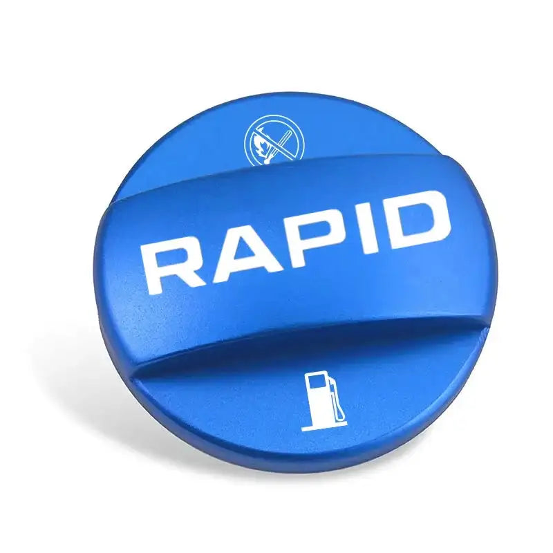 3D Alloy Fuel Tank Cap 1to1 For Skoda Rapid 2019 2025 Blue Blue