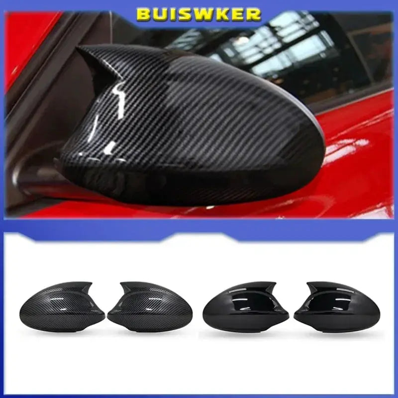 E90 E91 Pre-LCI 2005-2007 black M3 Style Cover E81 E82 E87 E88 For BMW 3 Series E92 E93 Rear Mirror Cap 2006 - 2009 Auto parts by InterCyprus Trading Ltd