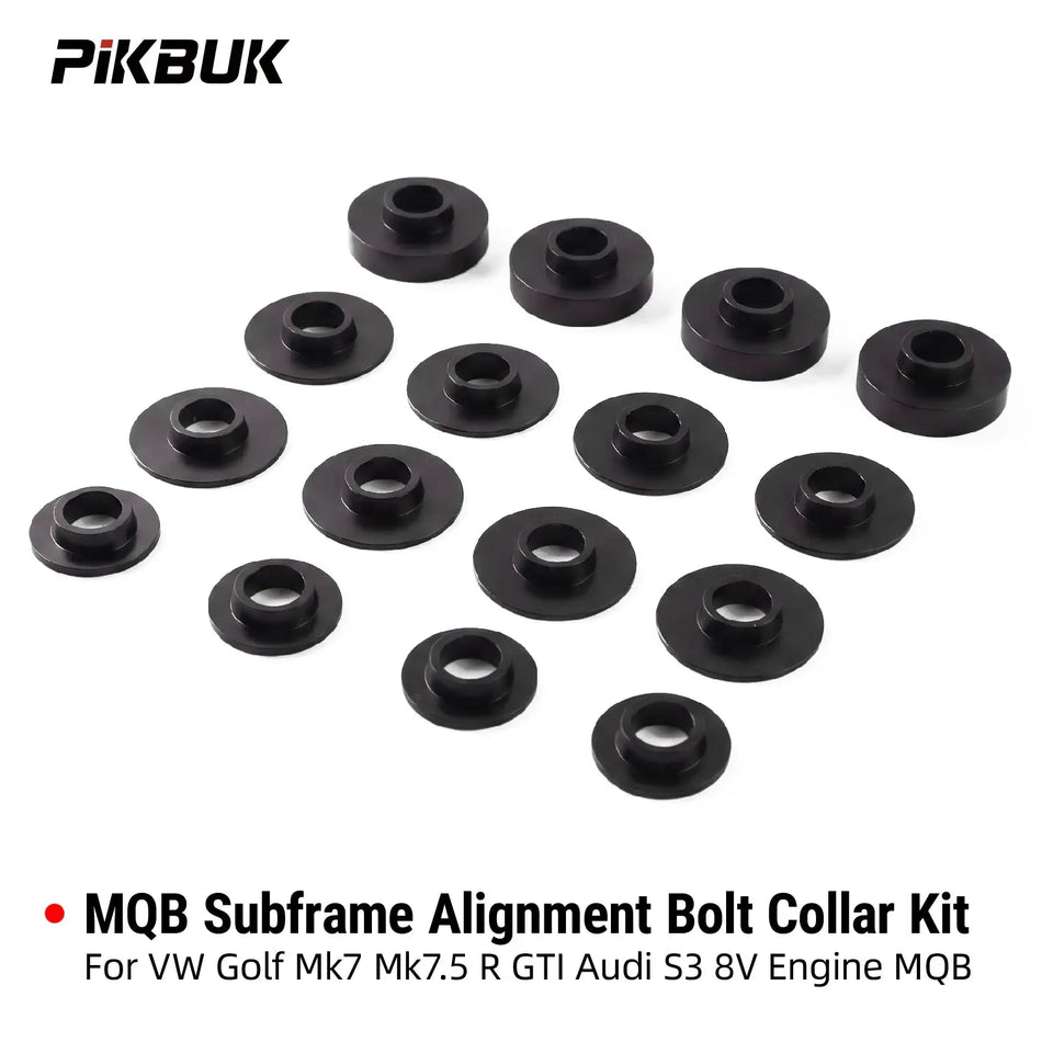 PIKBUK MQB Subframe Alignment Bolt Collar Kit For VW Golf Mk7 Mk7.5 R GTI Audi S3 8V Engine MQB Models Aluminium by InterCyprus Trading Ltd
