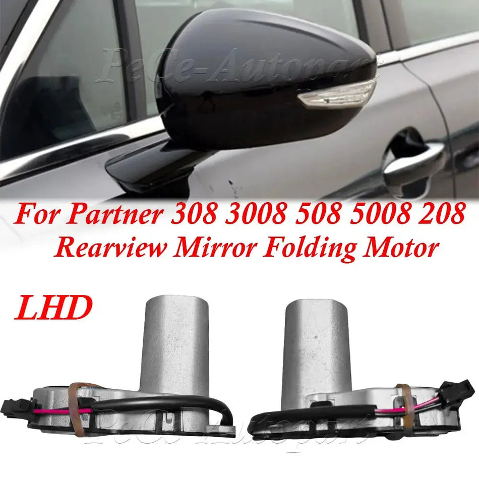Electric Power Folding Mirror Motor for Peugeot Partner 308 3008 508 208 by InterCyprus Trading Ltd