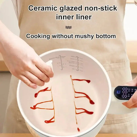 Multifunction Electric Rice Cooker 1.5L Nonstick Compact