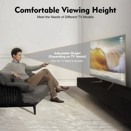 LCD TV Stand &ndash; Adjustable Height And Space Saving Design