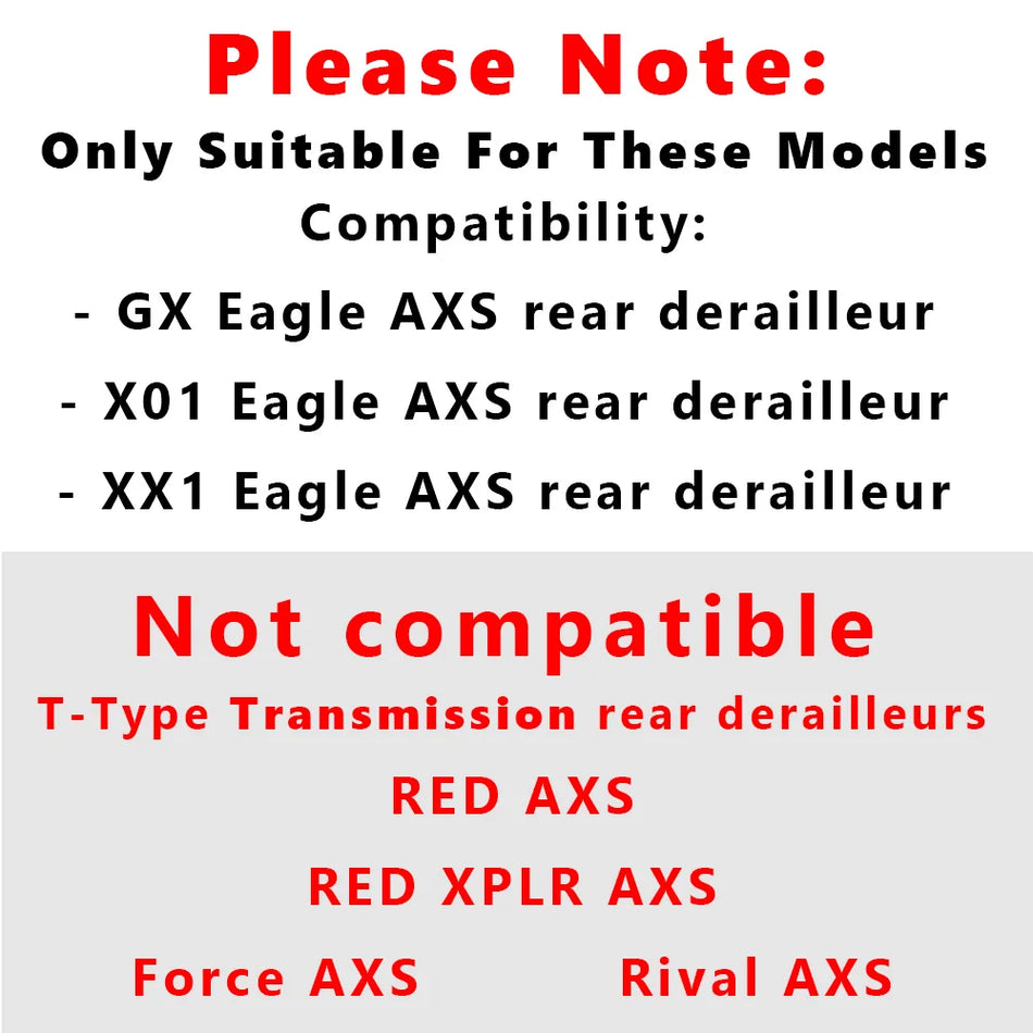 SRAM AXS Battery Protector Cover, Lightweight Composite Guard for Eagle GX XX1 X01 Rear Derailleurs