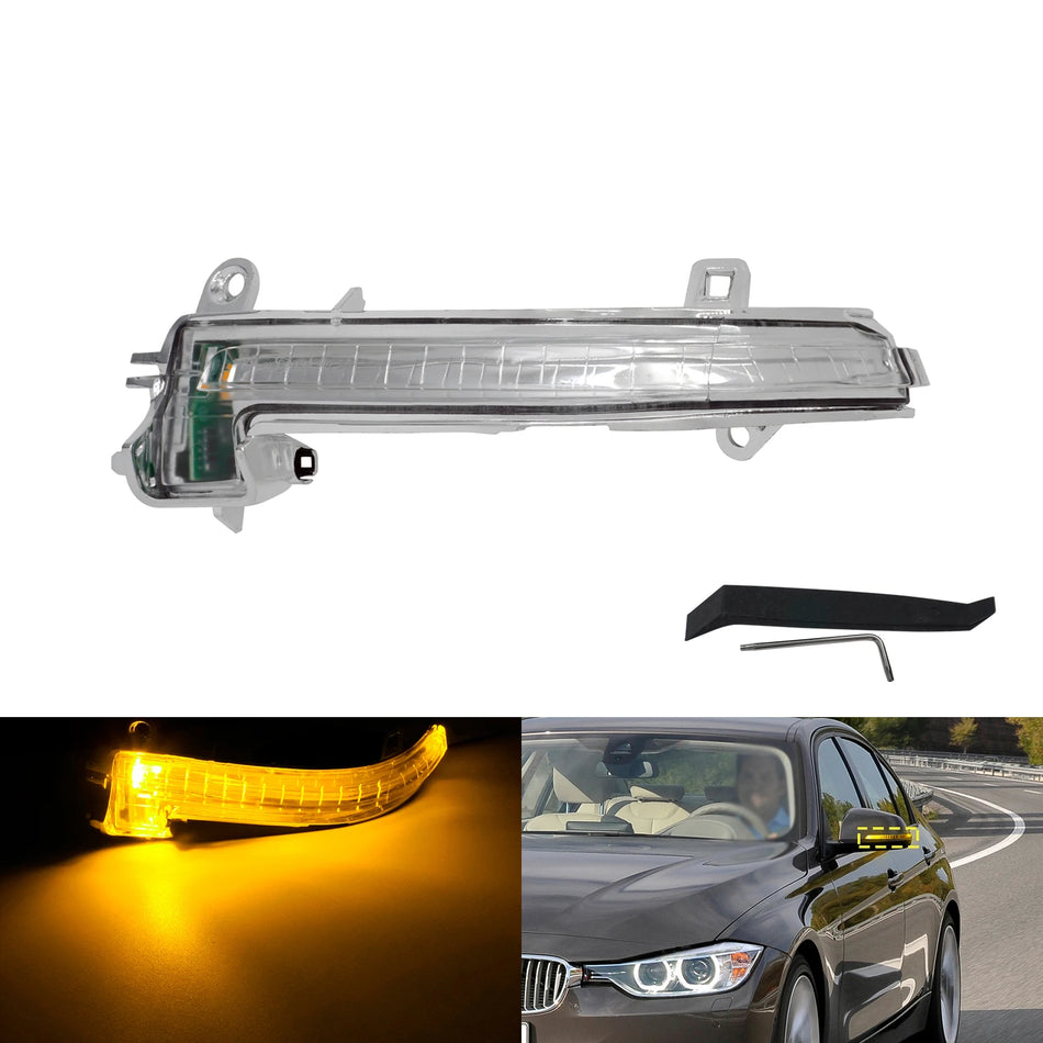 Left Side LED Wing Mirror Indicator Light For BMW 1 3 4 Series F20 F21 F30 F31