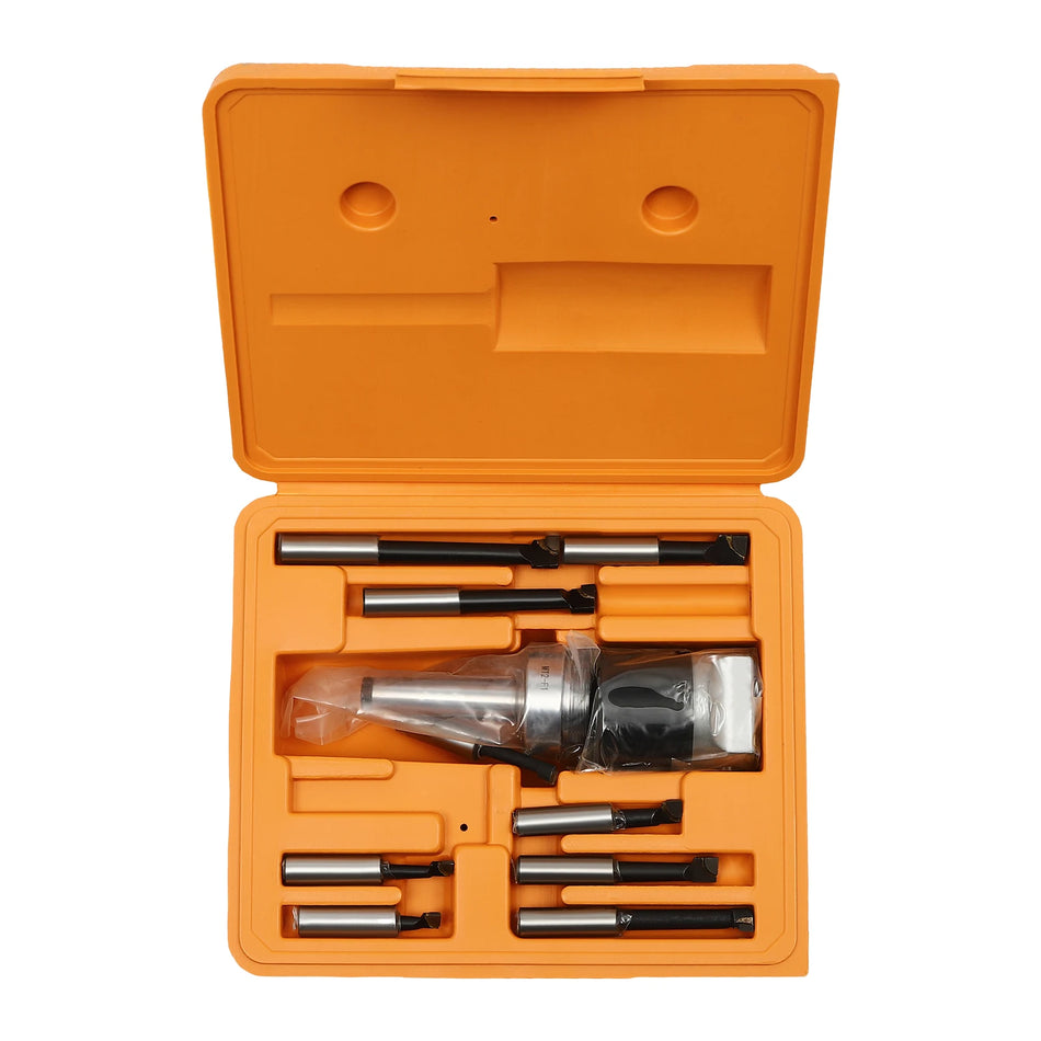 Conjunto de Cabeçotes de Perfuração de 9 Peças para Máquinas de Fresagem e Perfuração