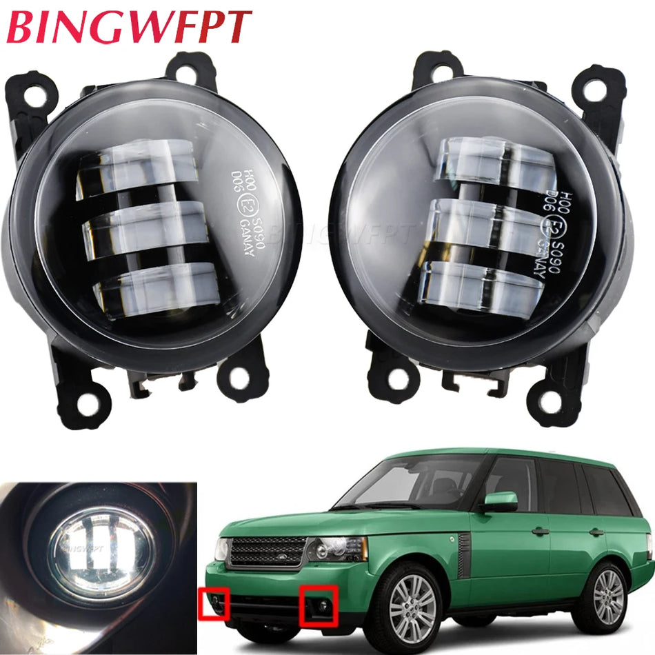 LED-sumuvalot DRL:llä Land Rover L322 Range Rover 2010-2012 varten