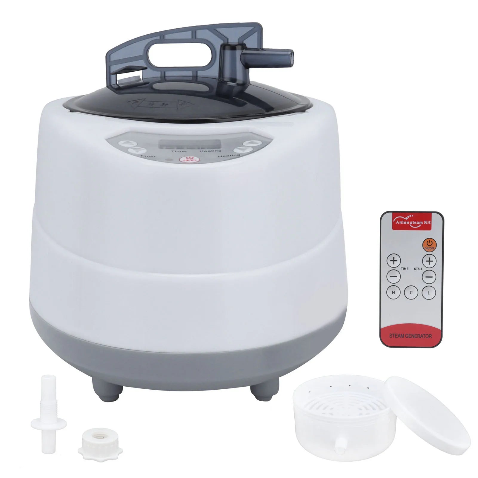 1000W Sauna Steamer Pot 2.0L Portable - Whole Body Detox UK Plug