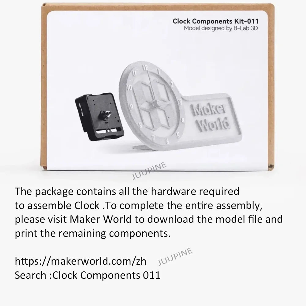 Bambu Lab Jet Engine 006 Model Components Kit for DIY 3D Printing Clock / 1pcs