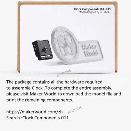 Bambu Lab Jet Engine 006 Model Components Kit for DIY 3D Printing Clock / 1pcs