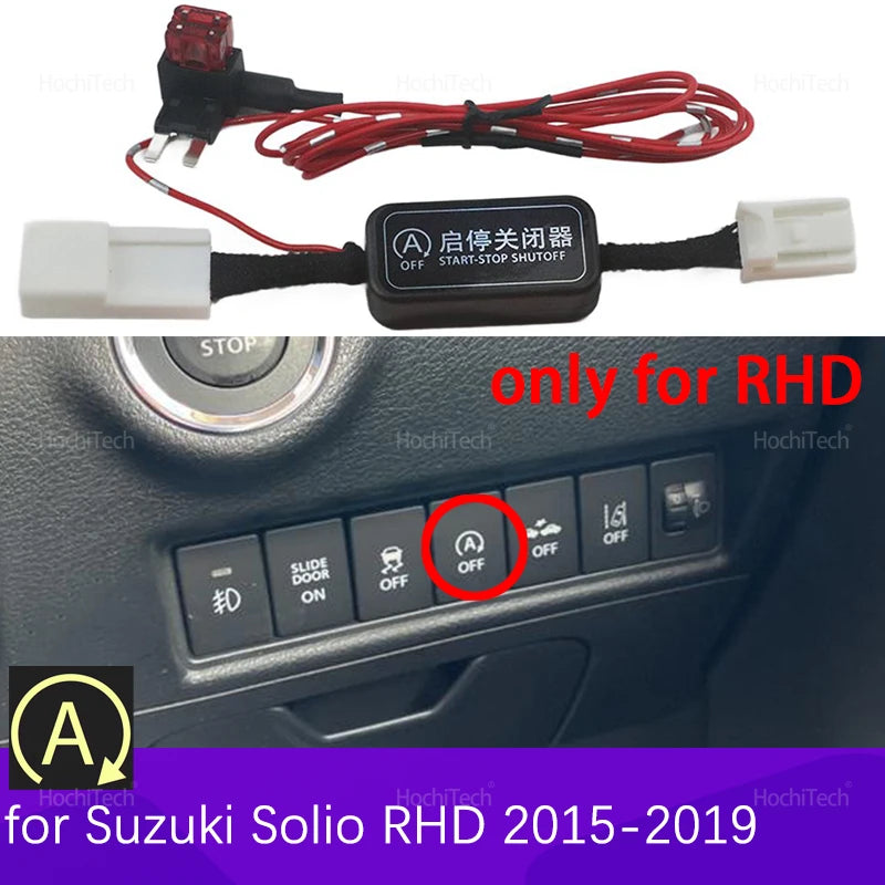 Conector de Sensor de Interruptor Cancelador de Auto Stop Start para Suzuki Solio MA26S MA36S MA46S RHD 2015-2019