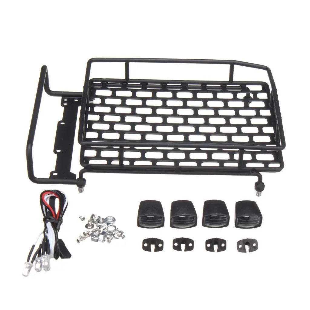 Car Roof Rack For Tamiya CC01 Axial 515B - LED Light Bar