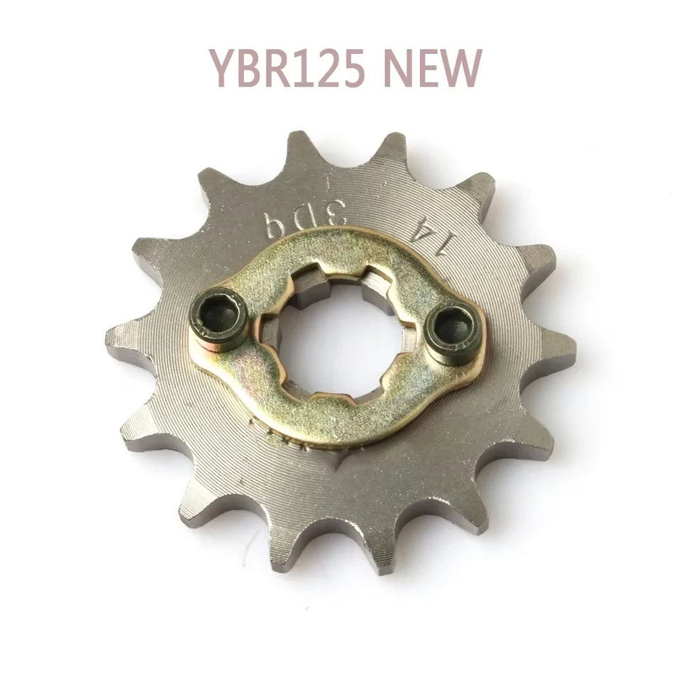 Εμπρόσθιο γρανάζι Yamaha YBR125 428-14T, κατασκευασμένο από μέταλλο