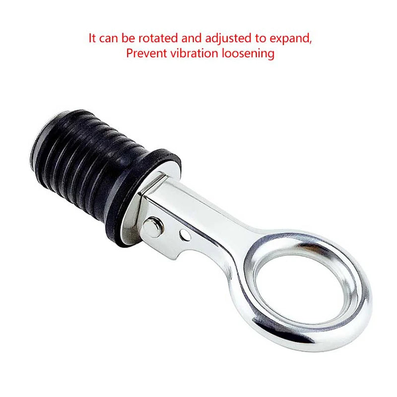 Adjustable 25MM Marine Drain Plug &ndash; Stainless Steel &amp; Rubber