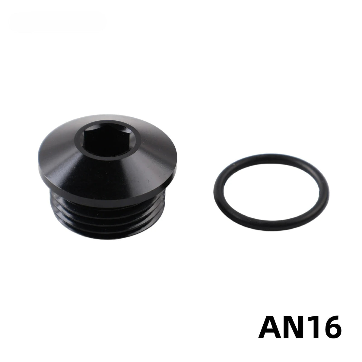 Aluminum AN Port Plugs With O-Ring Seal Boss Block Off Adapter by InterCyprus Trading Ltd