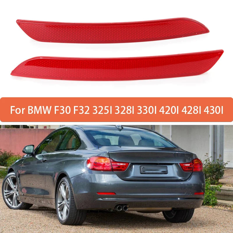 Benzi reflectorizante de avertizare pentru bara din spate pentru BMW F30 F32