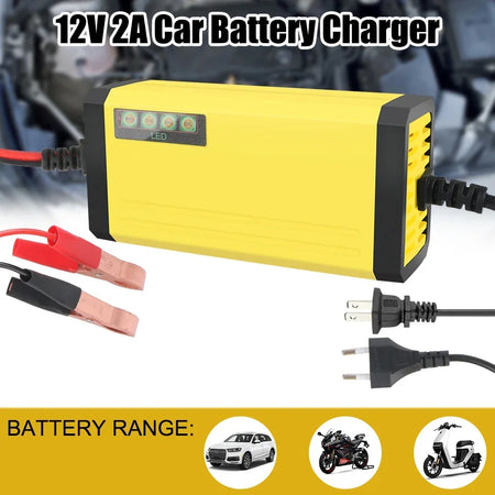 InterCyprus 29635 Car Battery Charger &ndash; LCD Display