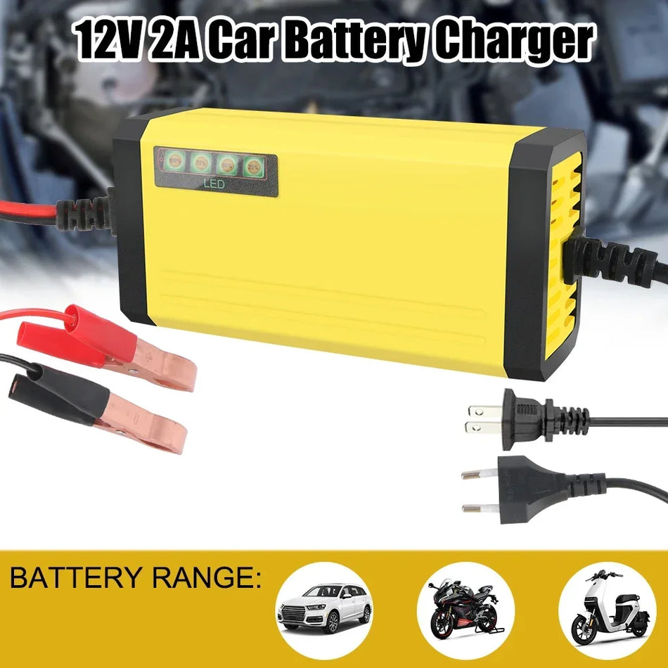 InterCyprus 29635 Car Battery Charger &ndash; LCD Display