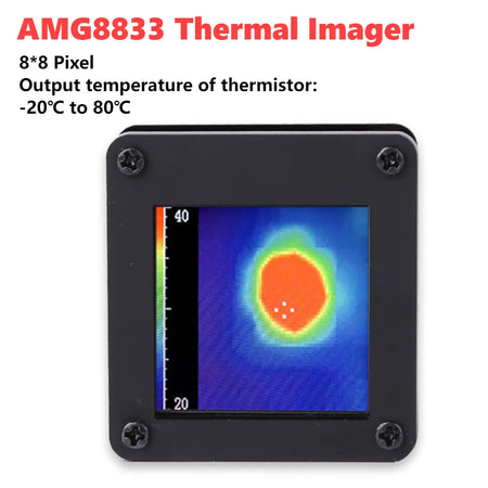 AMG8833 Handheld Infrared Thermal Imaging Camera, High Precision 8x8 Pixel Sensor, Temperature Detection -20u2103 to 80u2103