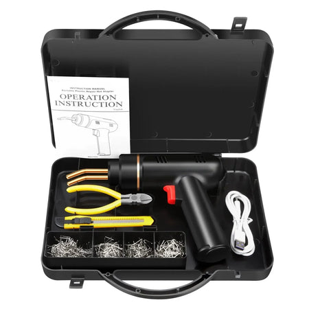 200W Hot Stapler Plastic Welder &ndash; Robust Bumper Repair Kit black