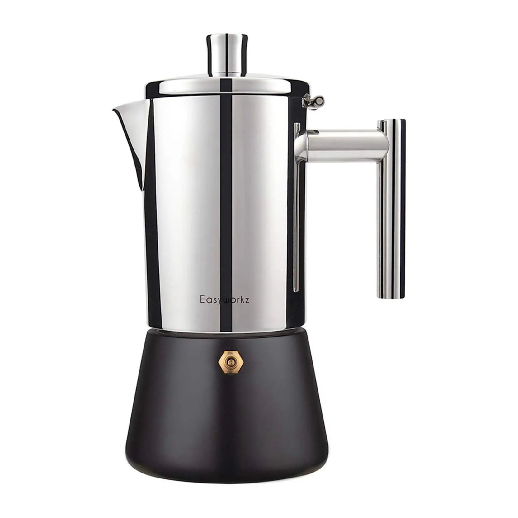 Easyworkz Diego Stainless Steel Moka Pot Espresso Maker 4-Cup 500ml
