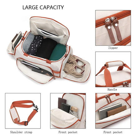 Gym Fitness Backpack Travel Bag &ndash; Dry Wet Compartment