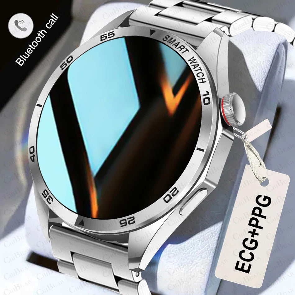 🟠 2023 Νέο ECG+PPG Bluetooth Call Smart Watch Man AMOLED HD Screen Sport Fitness Watches Αδιάβροχη Smartwatch Men για Android iOS