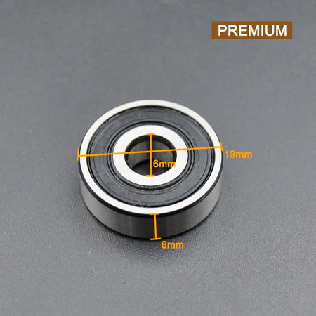 626ZZ Deep Groove Ball Bearing - Chrome Steel Construction 626 2RS Premium / CHINA / 10Pcs