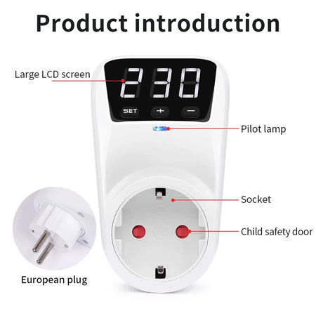HLP02 Digital Voltage Protector &ndash; Overcurrent Protection