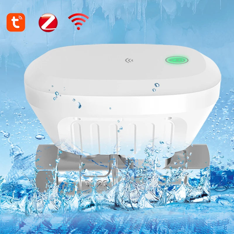 Gudrā ūdens vārsta ar skaitītāju, plūsmas ātruma displejs, Zigbee WiFi Tuya saderīgs