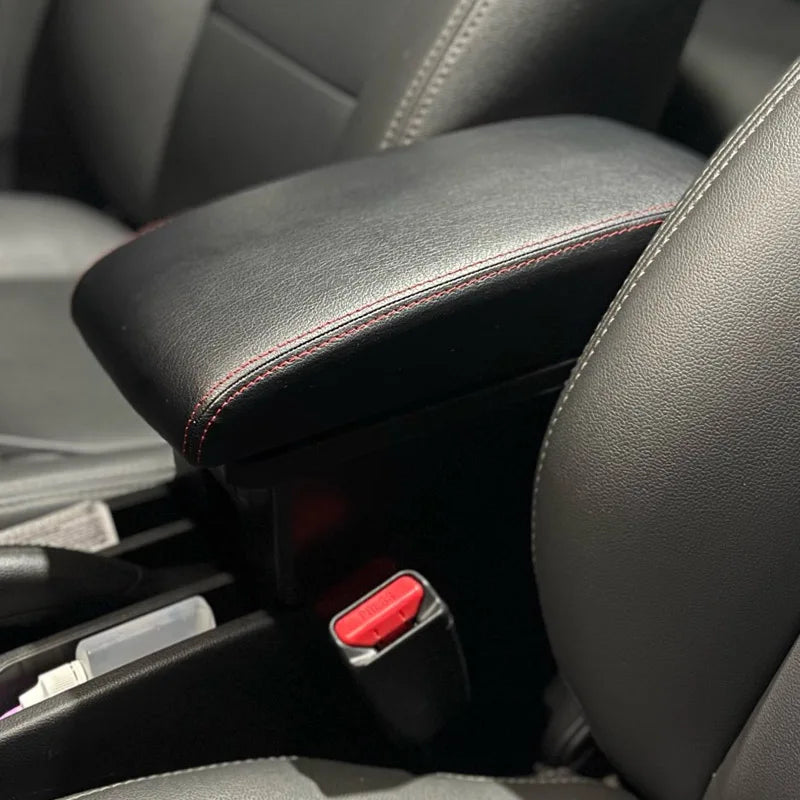 Zvýšená loketní opěrka středové konzoly pro Honda City, dvouvrstvý úložný prostor s USB