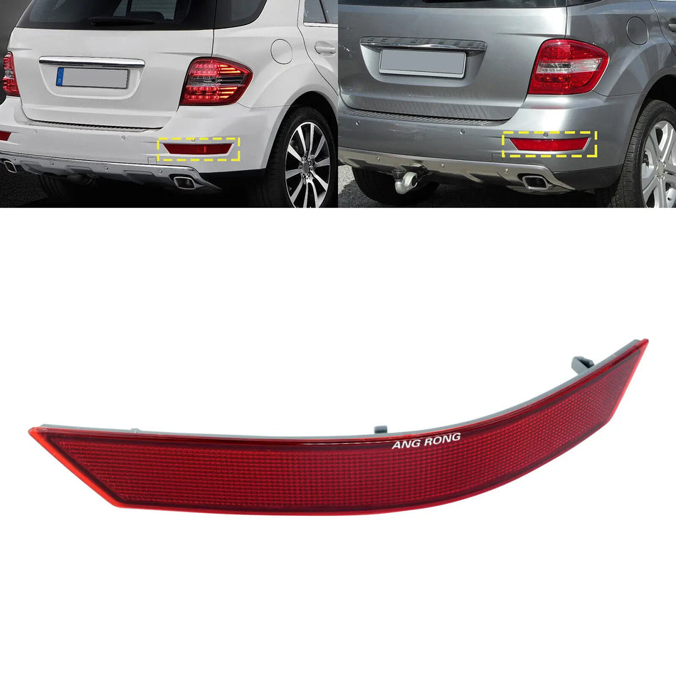 Riflettore posteriore destro per paraurti per Mercedes-Benz ML-Class W164 2008-2011 A1648200474