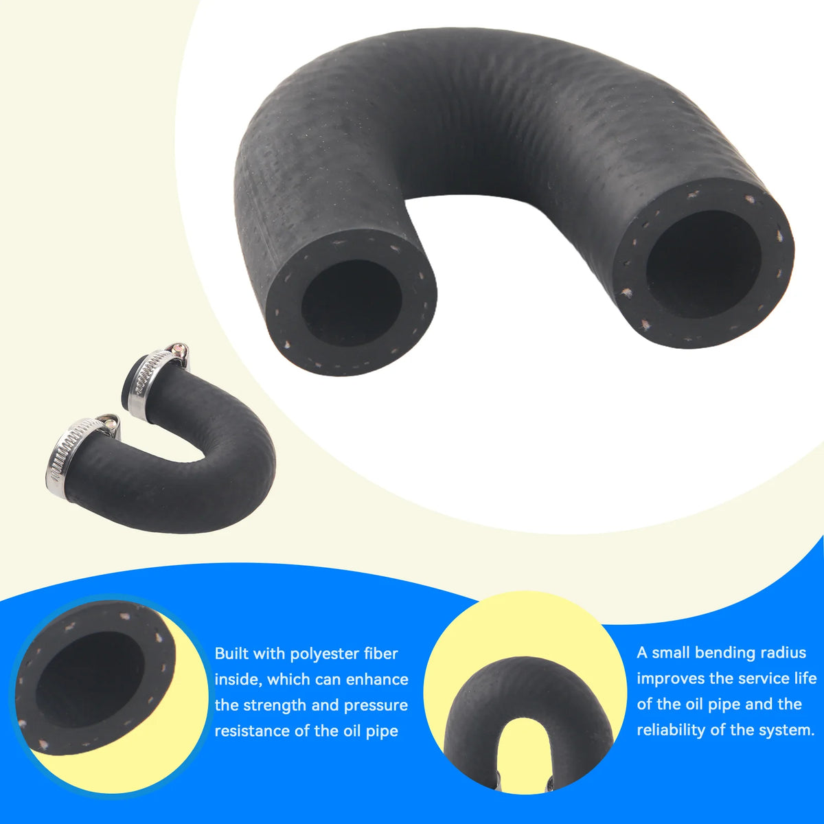 Coolant Crossover Hose EPDM Rubber For Chevrolet LS LT Gen 3 4 5 by InterCyprus Trading Ltd