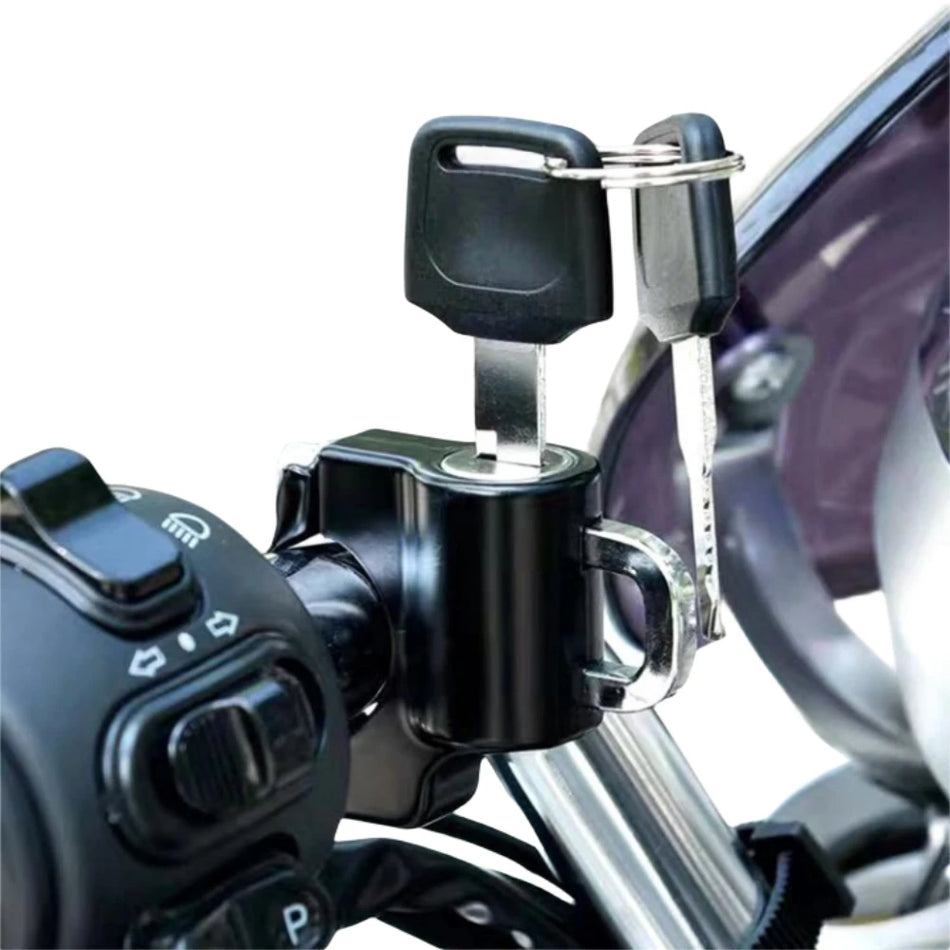 Κλειδαριά κράνους κατά της κλοπής για μοτοσυκλέτες και ηλεκτρικά ποδήλατα, κράμα αλουμινίου