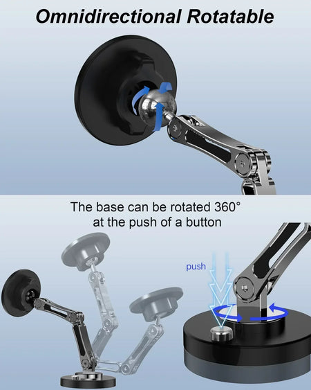 Foldable Universal Car Magnetic Holder &ndash; Secure Grip