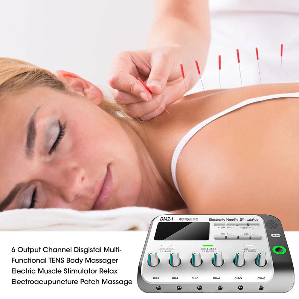 TENS Acupuncture And Moxibustion Massager &ndash; Six Way Output