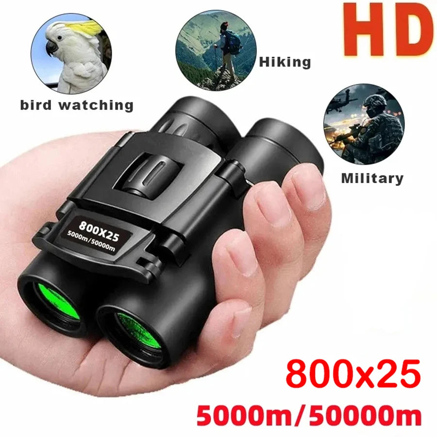 800X25 Binoculars &ndash; Long Range HD Folding Pro Optics