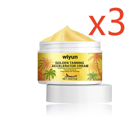 WIYUN Tanning Accelerator Intensive Brown &ndash; Deep Hydrating Tan Boosting 3x30g Boxed