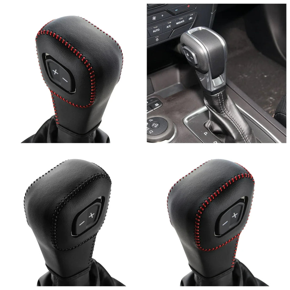 Rivestimento in pelle per pomello del cambio per Ford Everest Ranger 2020-2022, accessorio interno premium