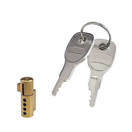 Anti-Theft Trailer Coupling Hitch Lock Insertable Security for Pressed Coupler Heads Caravans RVs with 2 Keys Accessory Part by InterCyprus Trading Ltd