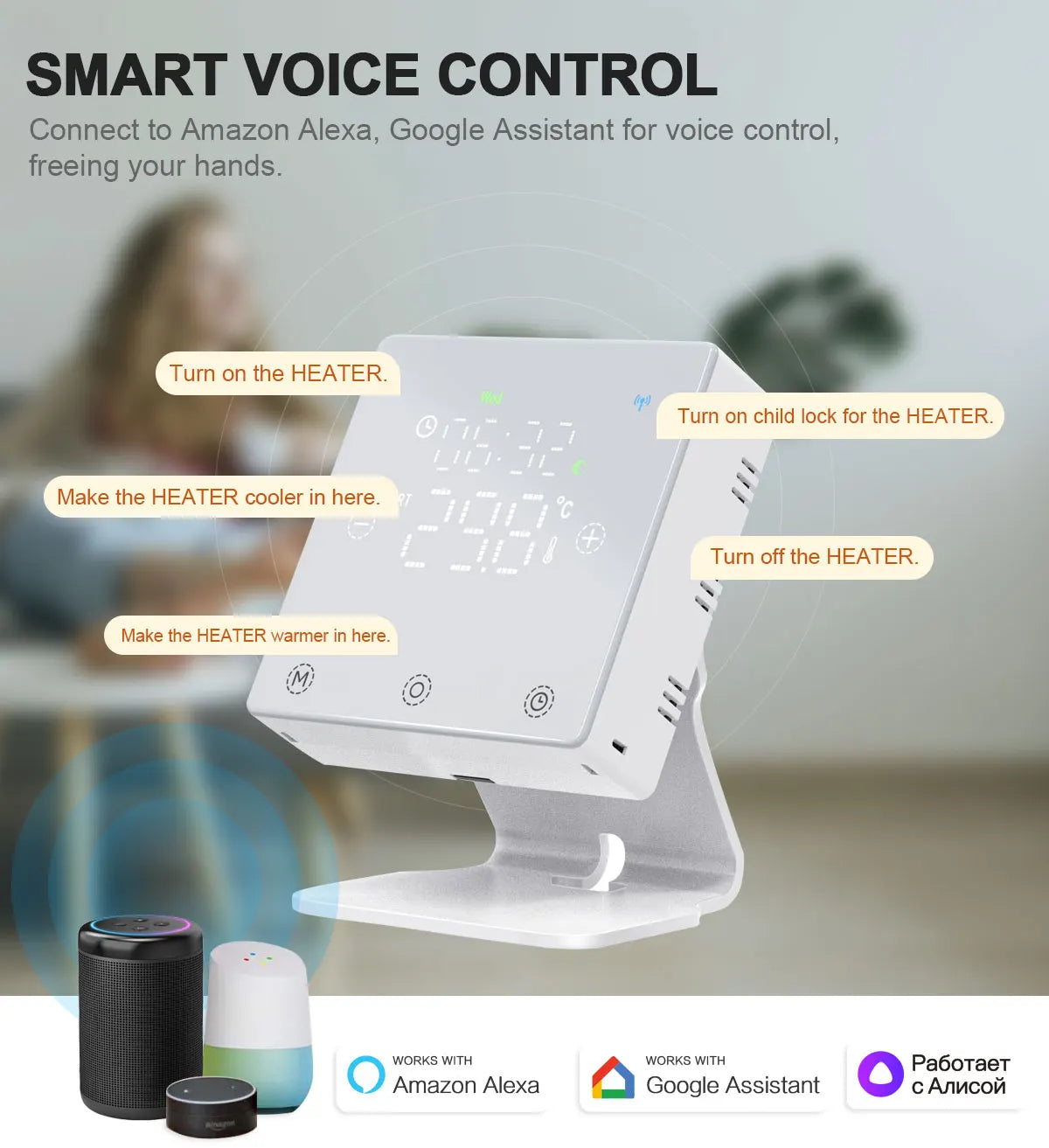 WiFi Thermostat For Gas Boiler - Google Home Ready