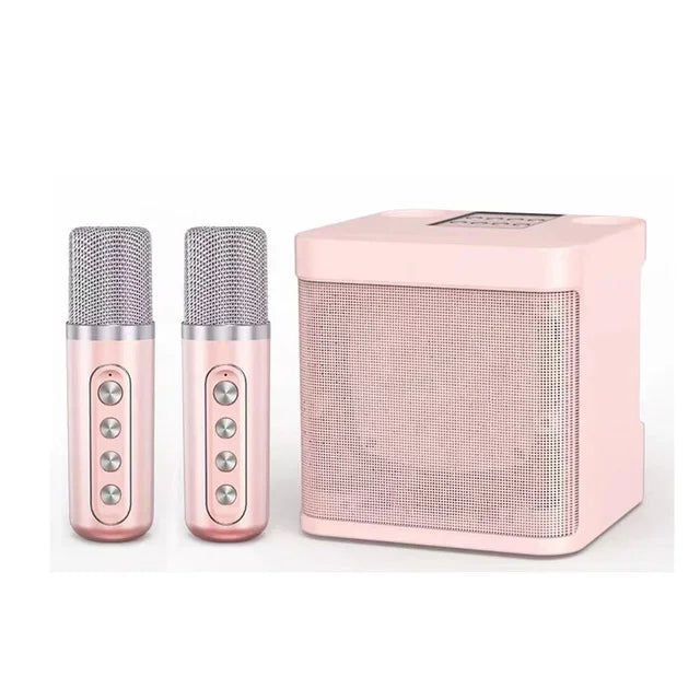 KD203 Karaoke Machine &ndash; Voice Change and Dual Microphones KD203 pink