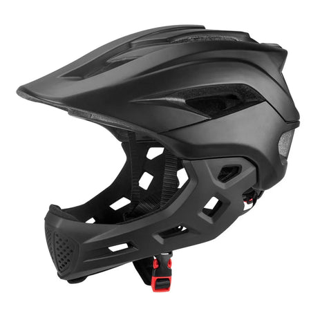 2 In 1 Kids Full Face Helmet BMX &ndash; Detachable Chin Guard black