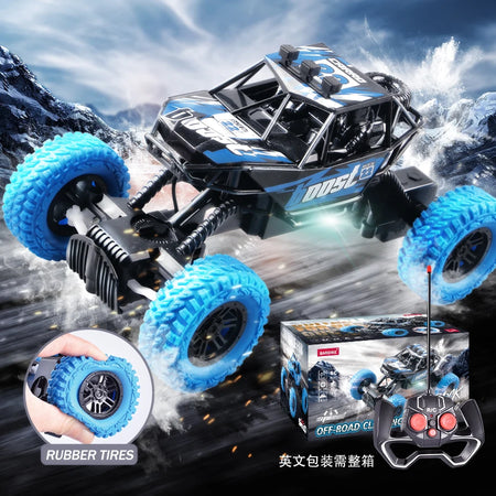 Vibrant Remote Control Off-Road Car with Flashing Lights