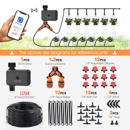 N370 Dual-Band WiFi Timer &ndash; Smart App and Voice Control C-10m kit