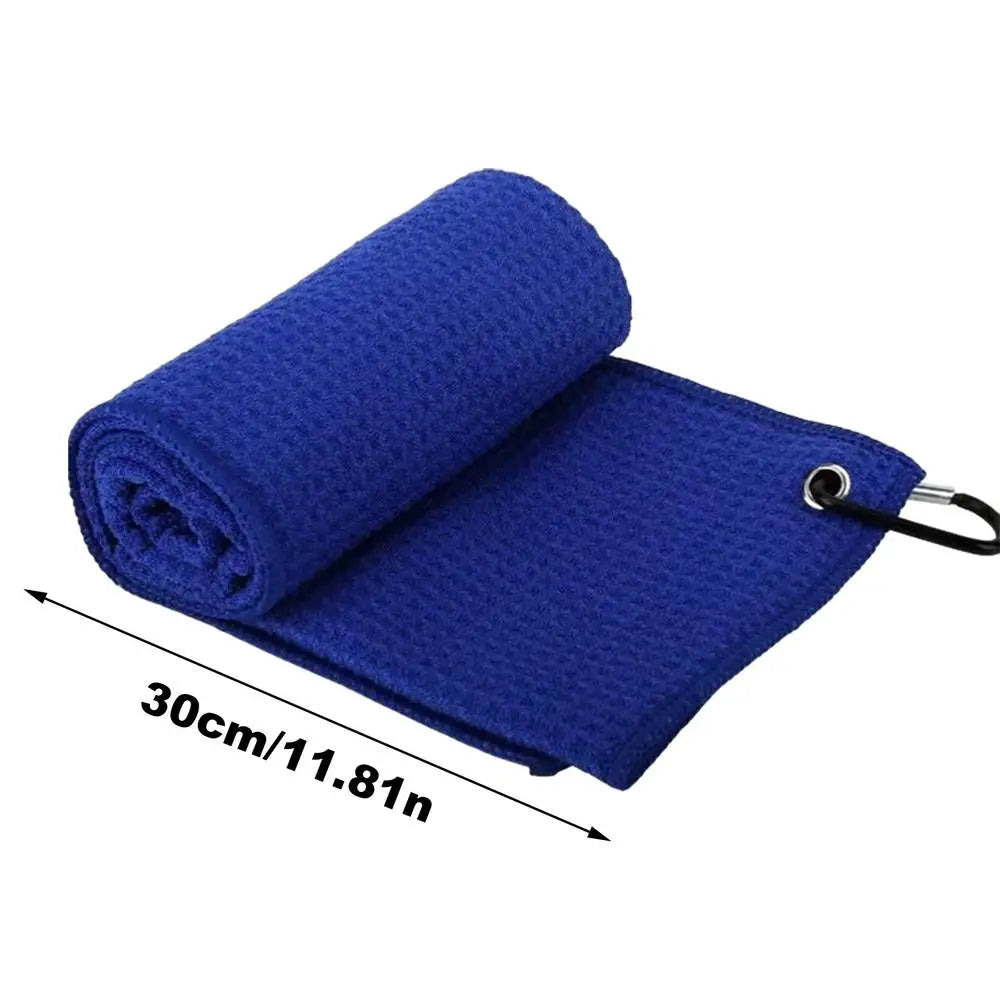 Golf Towel Microfiber Fabric &ndash; Soft Absorbent Cleaning Solution Blue / CHINA